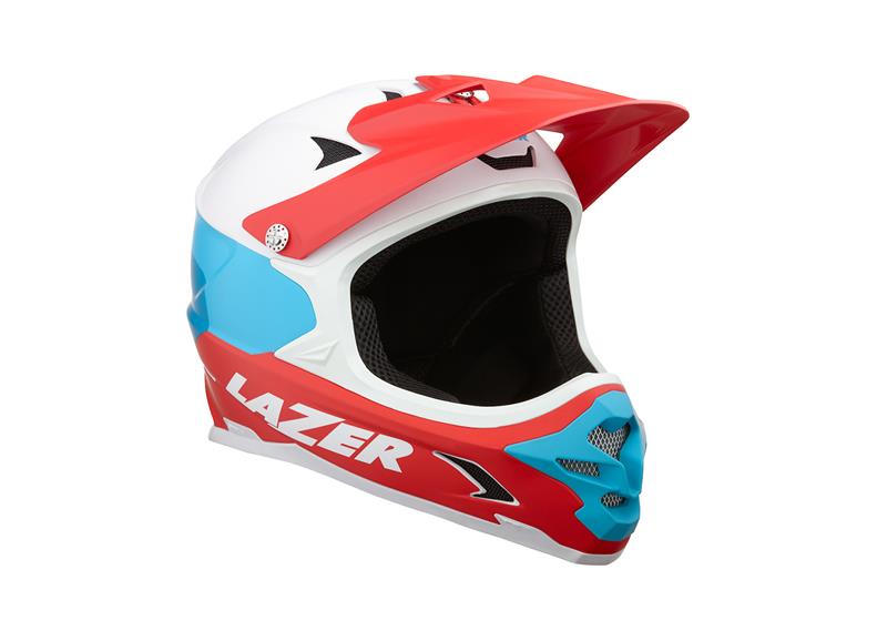Kiiver LAZER Phoenix+, Matte White Blue Red (L) - Image 2