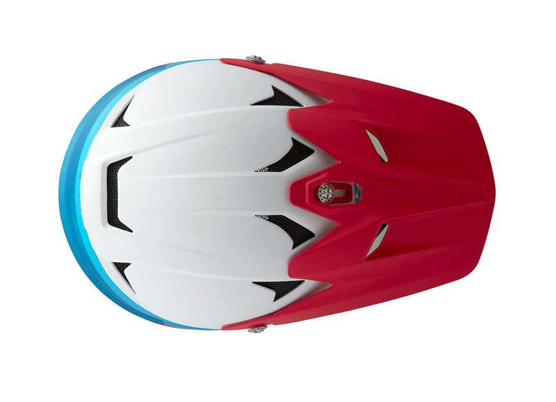 Kiiver LAZER Phoenix+, Matte White Blue Red (L) - Image 5