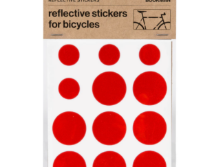 Helkurkleepsud jalgrattale BOOKMAN Reflective Stickers for Bicycles, Red Dots
