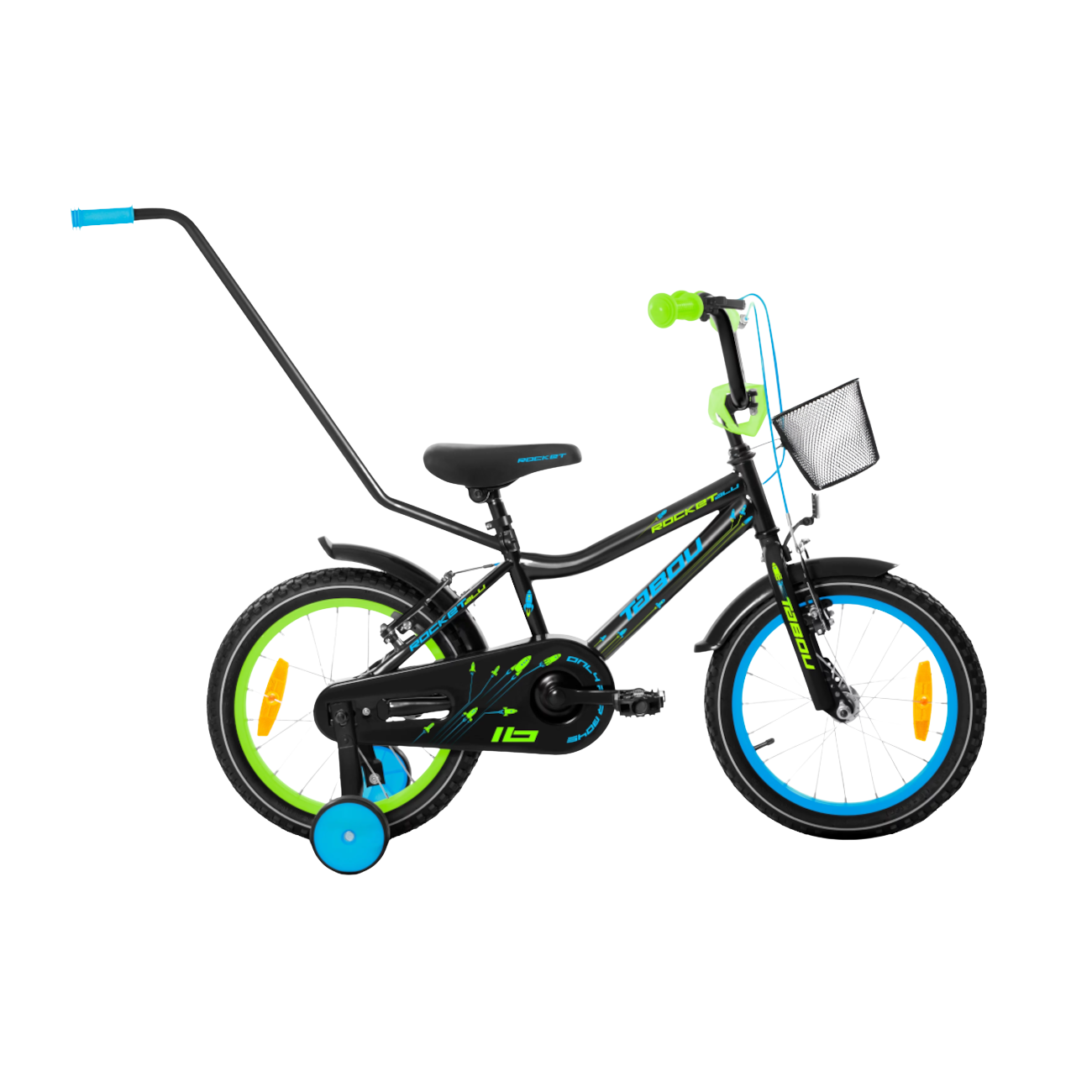 Laste jalgratas TABOU Rocket Alu, 18" must-sinine