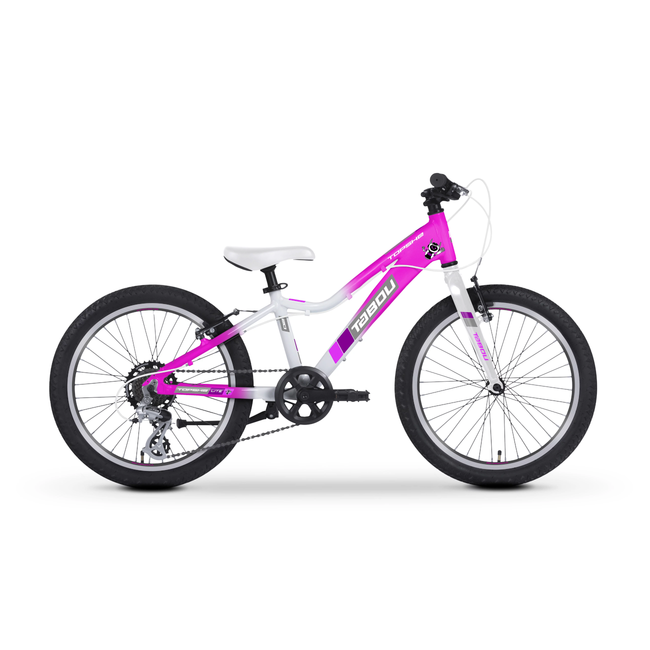 Laste jalgratas TABOU Topshe 20 Lite, roosa-valge