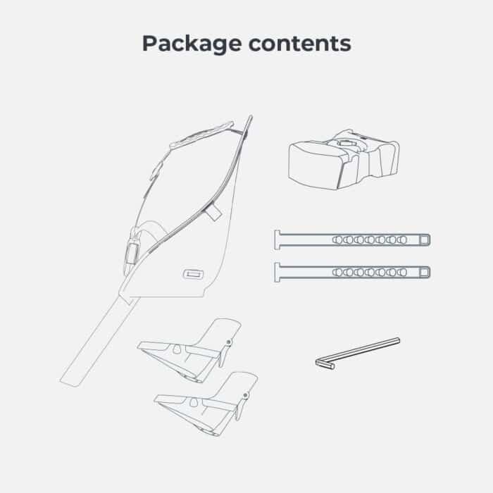 Lastetool ette URBAN IKI Ta-ke BIO, Oishi Beige/Bincho Black - Image 3