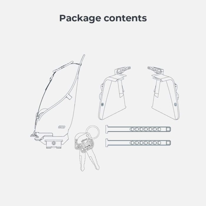 Lastetool pakiraamile URBAN IKI Ta-ke Easy Fix, Koge Brown/Kurumi Brown - Image 6