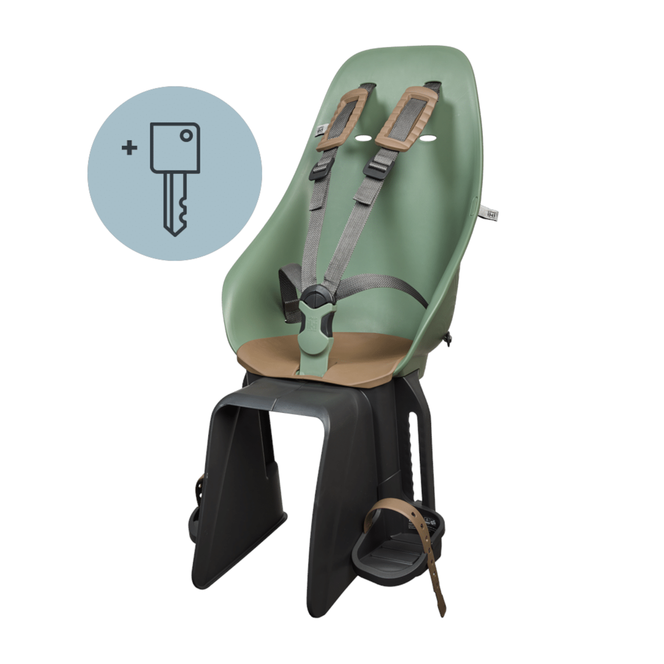 Lastetool pakiraamile URBAN IKI Ta-ke Easy Fix, Icho Green/Kurumi Brown