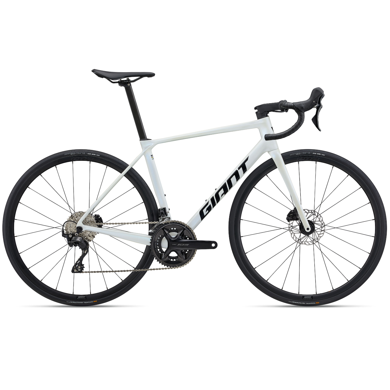 Maanteeratas GIANT TCR Advanced 2 KOM (2025) Illusion White (M/L)