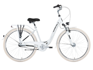 Naiste jalgratas TABOU Kayla Nexus, valge-must (L)