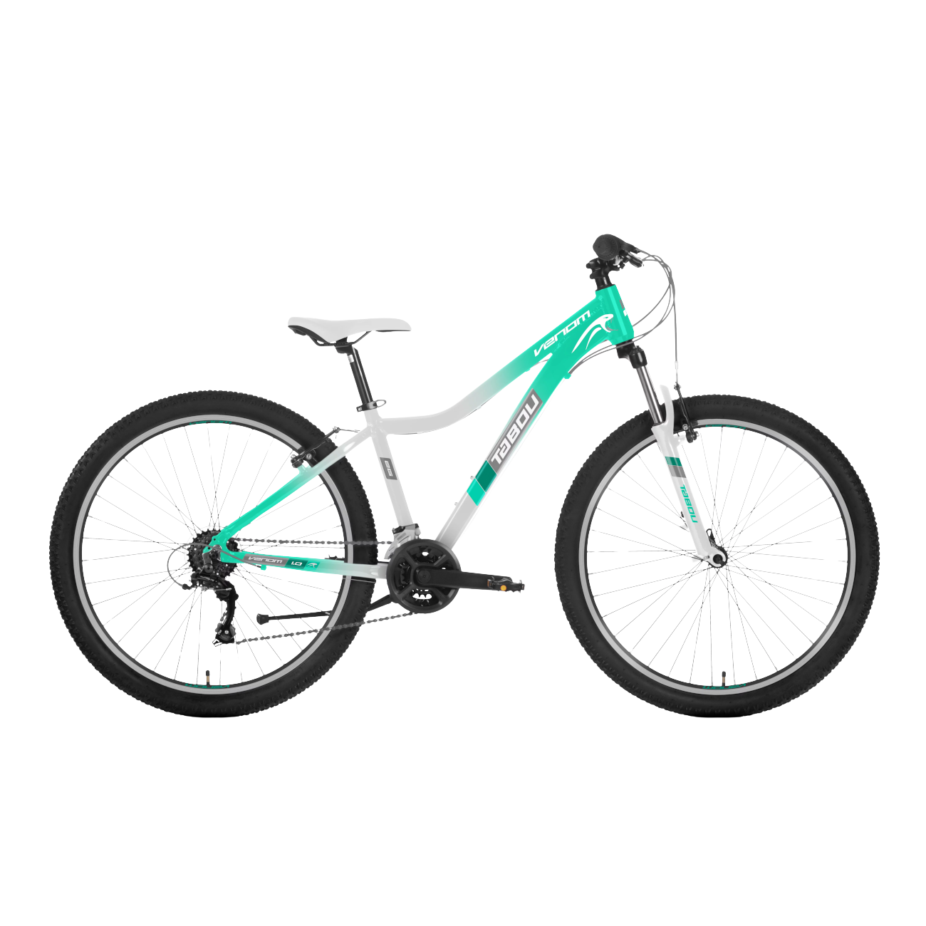 Noorte jalgratas TABOU Venom 1.0 W, 26" münt-valge, 10-12 a