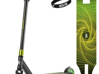 Trikitõukeratas SOKE PRO, must-kollane-neon