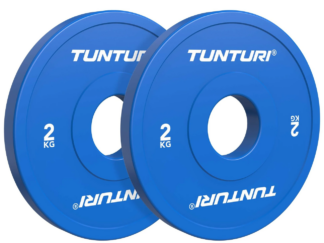 Raskuskettad TUNTURI Platinum Fractional Plates, Blue, 50mm, 2 x 2 kg