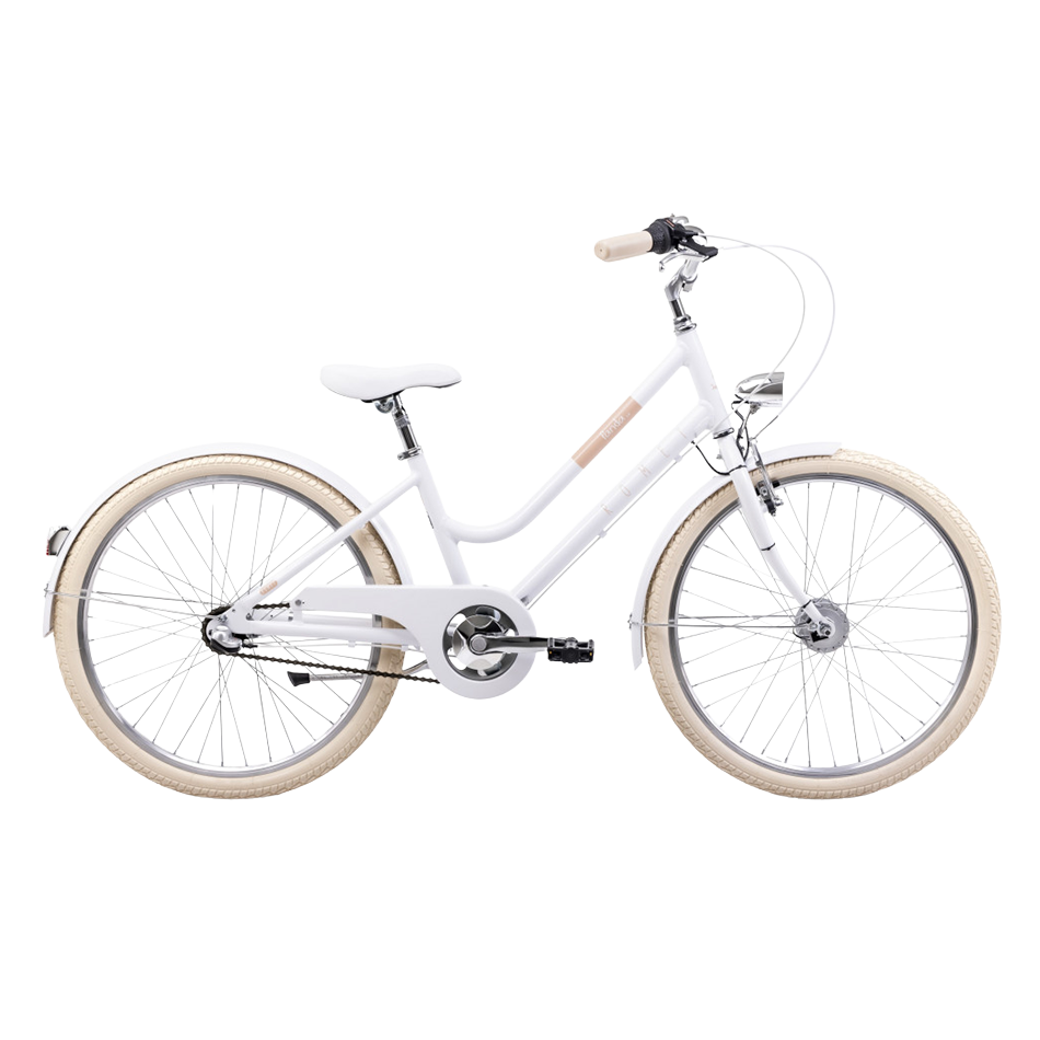 Tüdrukute jalgratas ROMET Panda 2, 24" valge-beež