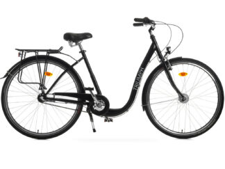 Eriti madala raamiga jalgratas ROMET Triumph Ultra Deep, must