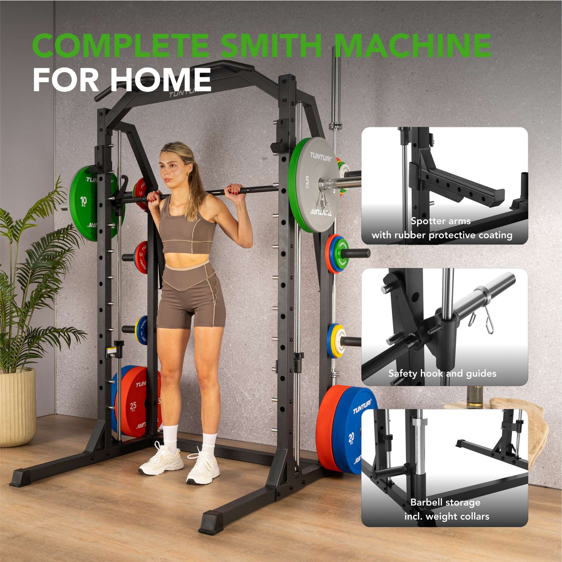 Smith masin TUNTURI SM70 Smith Machine - Image 2