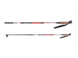 Alumiiniumist suusakepid Alpina ST PLUS must/punane (145)