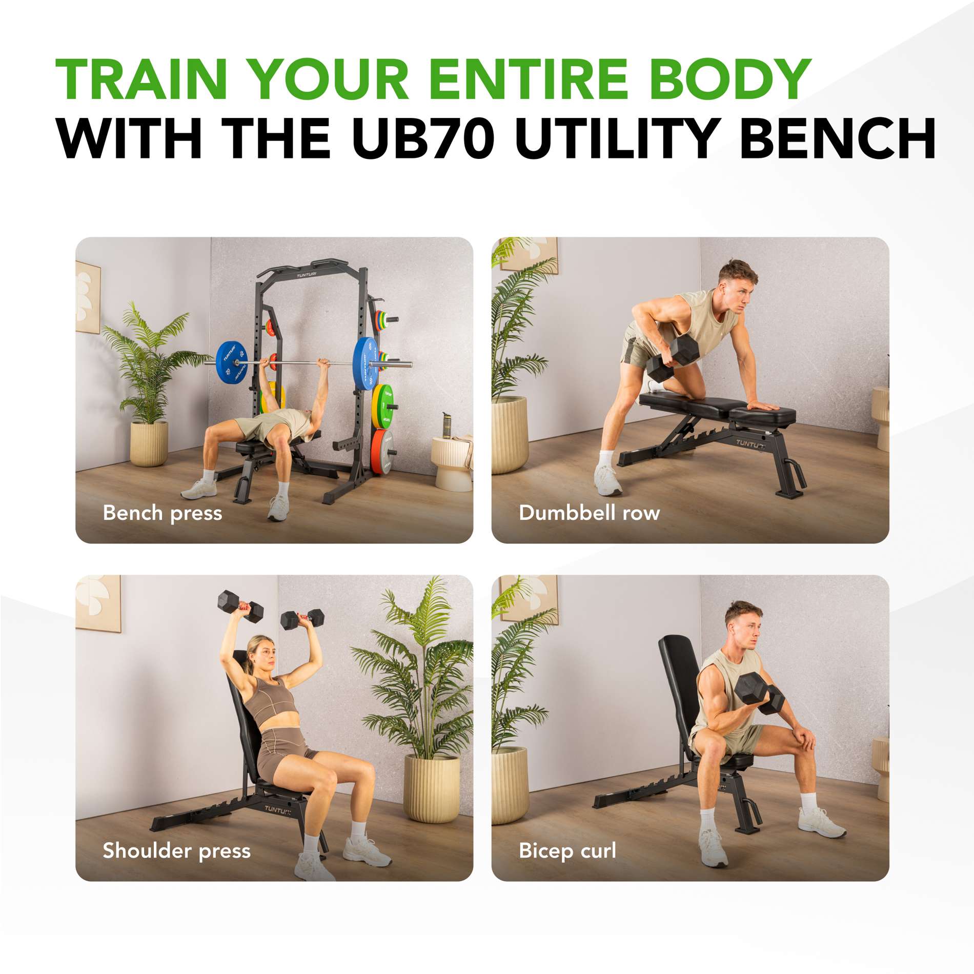 Treeningpink Tunturi UB70 Utility Bench - Image 7