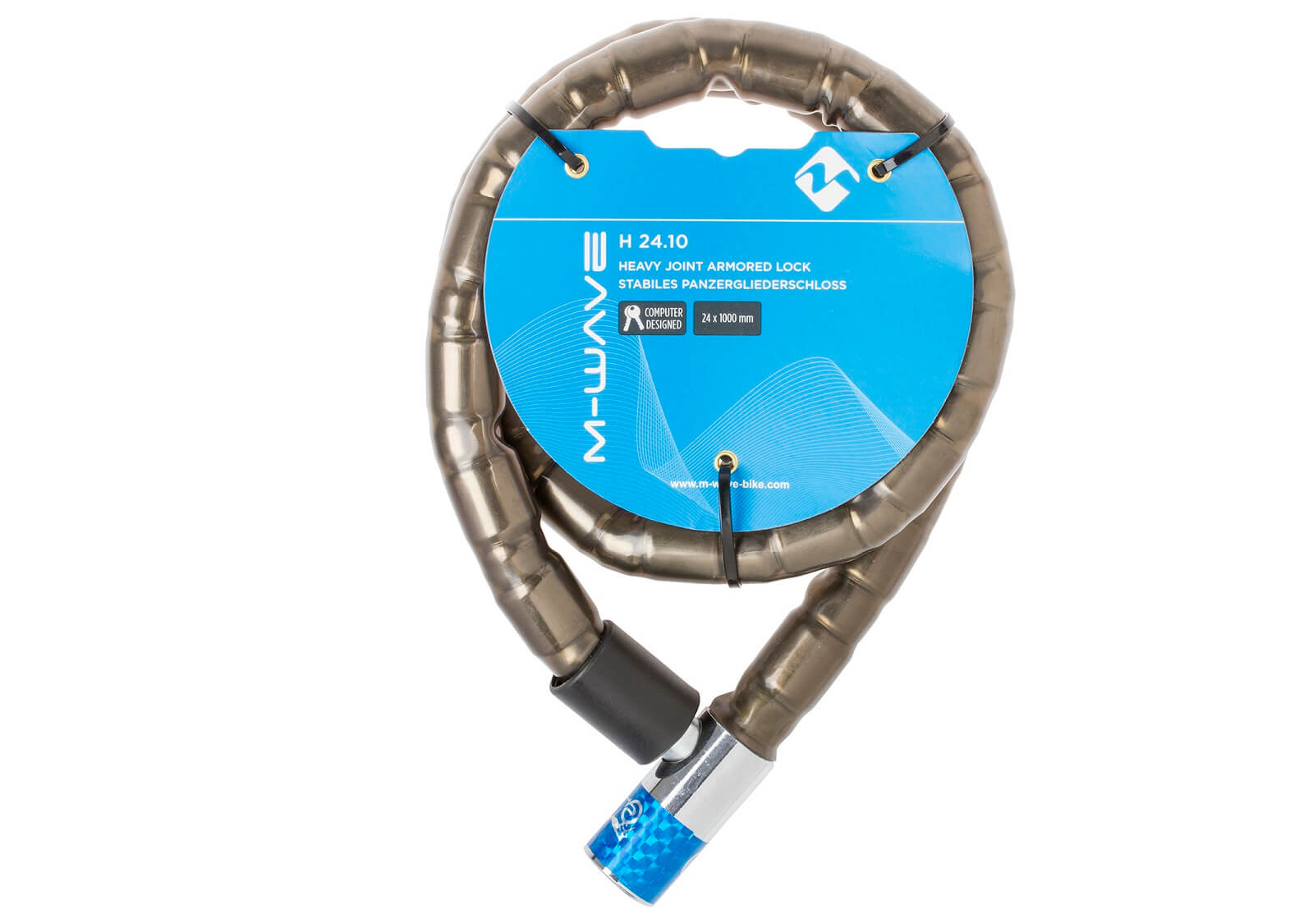 Jalgratta trosslukk M-Wave, läbimõõt 24 mm, pikkus 1 meeter