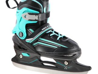 2in1 (rull)uisud NILS EXTREME NH18190 In-line Skates/Hockey Ice Skates, L (39-43) Black/Blue