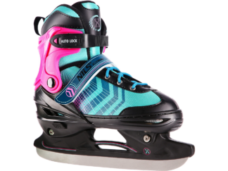 4in1 (rull)uisud NILS EXTREME NH18192A In-line Skates/Hockey Ice Skates, M (34-38), Black/Violet