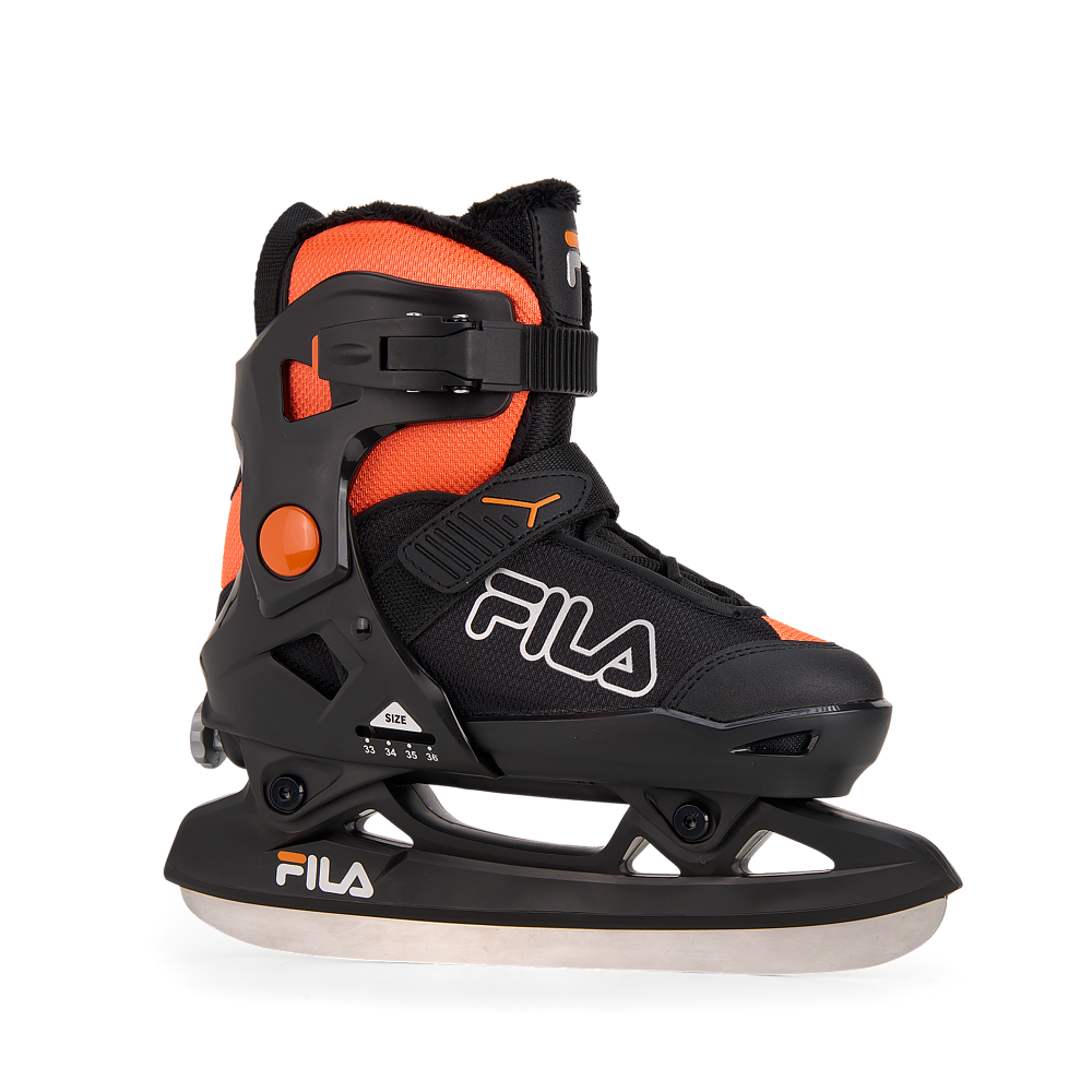 Laste uisud FILA X 2.0 Ice, Black/Orange (L) - Image 6