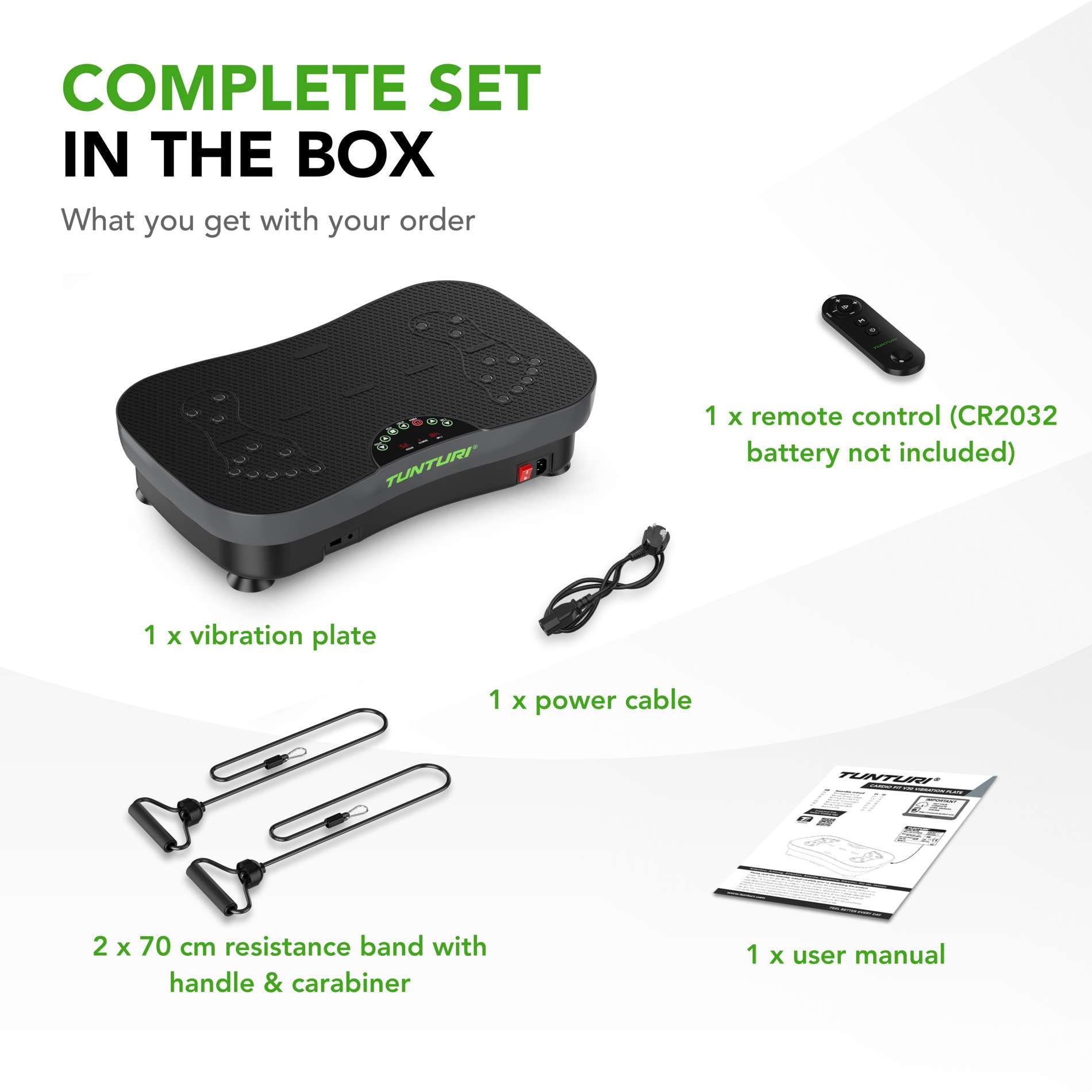 Vibratsiooniplaat TUNTURI Cardio Fit V30 - Image 9