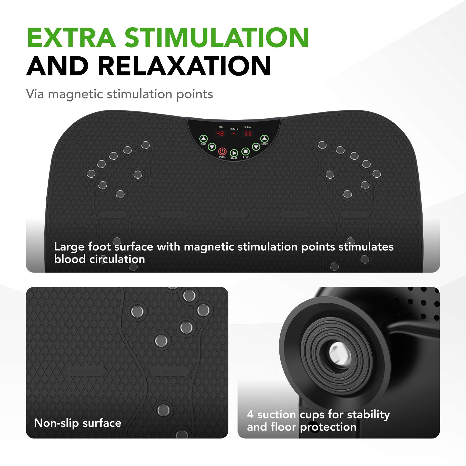 Vibratsiooniplaat TUNTURI Cardio Fit V30 - Image 3