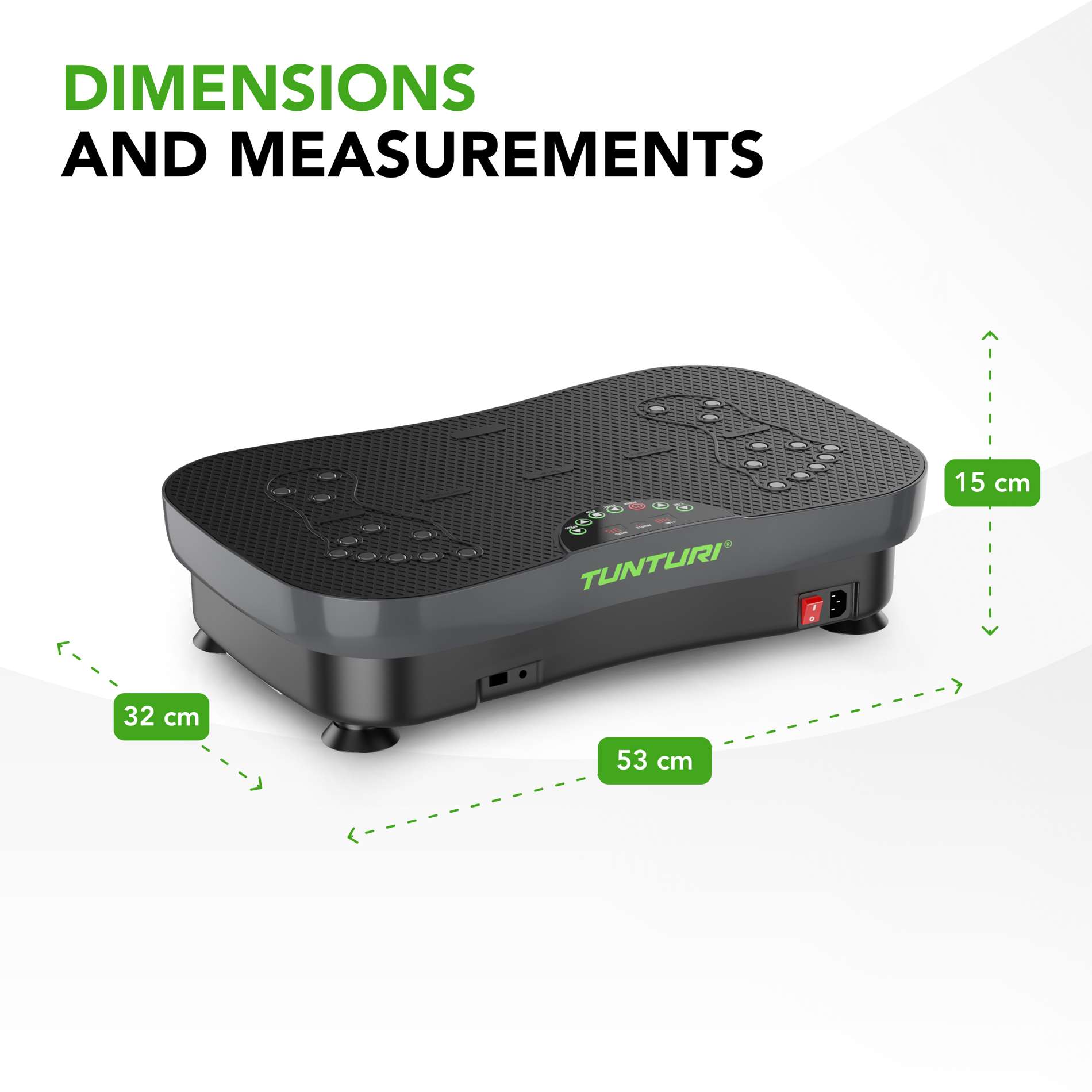 Vibratsiooniplaat TUNTURI Cardio Fit V30 - Image 8