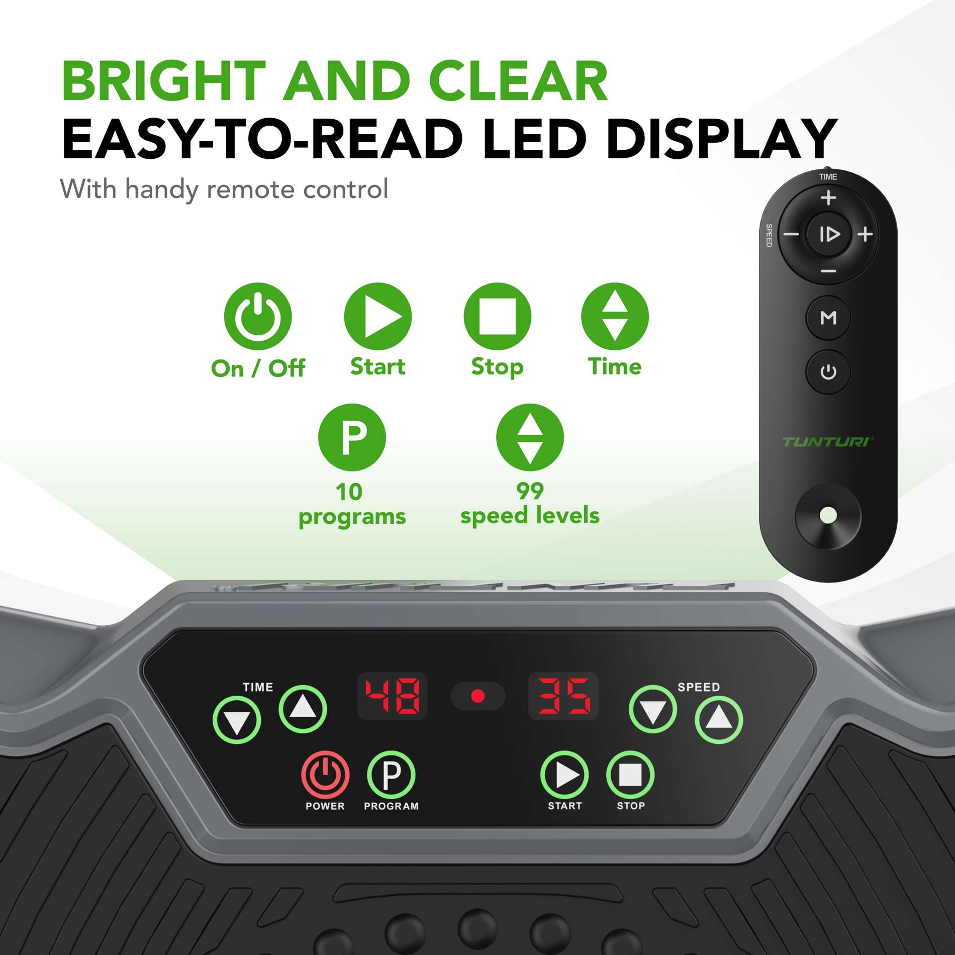 Vibratsiooniplaat TUNTURI Cardio Fit V40 - Image 2