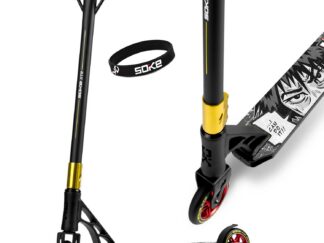 Trikitõukeratas SOKE XTR, must-kollane