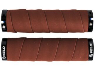 Käepidemed VELO ProX VLG-852AD4 129mm GEL Lock-on, pruunid